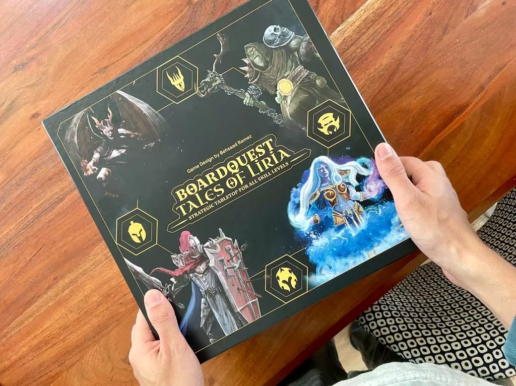 Boardquest: Tales of Liria board game box