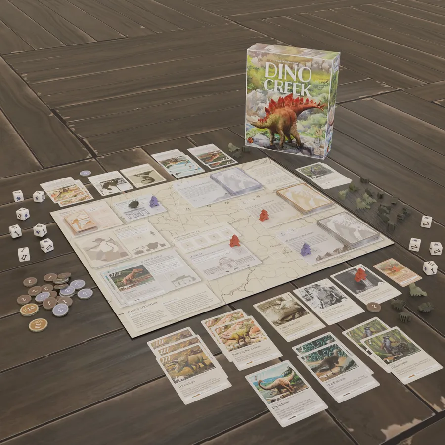 Dino Creek board game